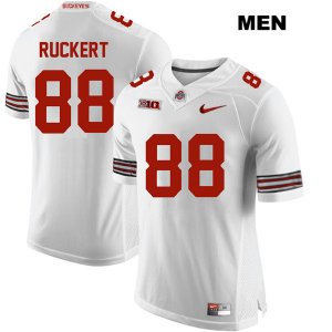 Men's NCAA Ohio State Buckeyes Jeremy Ruckert #88 College Stitched Authentic Nike White Football Jersey SL20Z27ZC